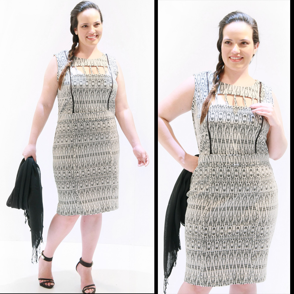 vestido chique plus size