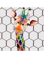 Quadro Decorativo Girafa Divertida