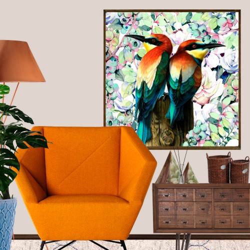 Quadro Decorativo Pássaros