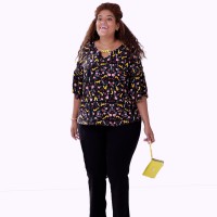 Blusa Blackpearl Preta Plus Size