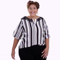Blusa Charliany Plus Size Blusa Charliany Plus Size