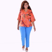 Blusa Cibele Franja Plus Size