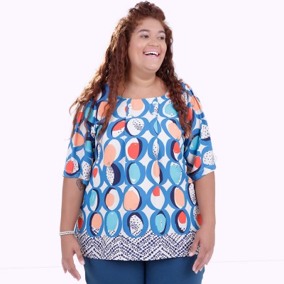 Blusa Jetsun Plus Size