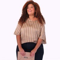 Blusa Kira Ajhur Plus Size Blusa Kira Ajhur Plus Size