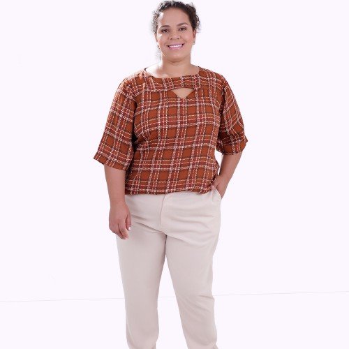 Blusa Lívia Plus Size Blusa Lívia Plus Size