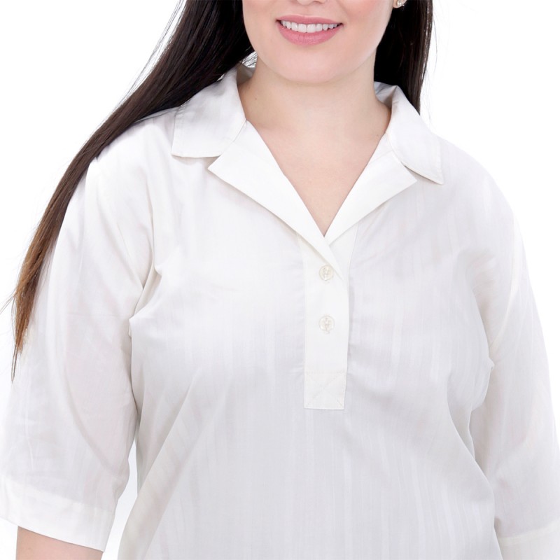 Blusa Mais Comprida Plus Size