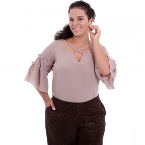 Blusa Nude Gianna Plus Size