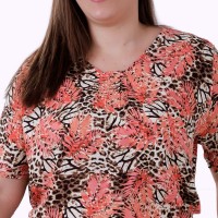 Blusa Raio Viscose Plus Size