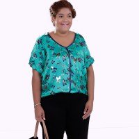 Blusa Yasmin Plus Size Blusa Yasmin Plus Size