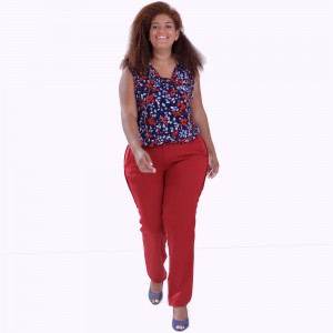 Regata Carina Azul Plus Size