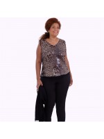 Regata Paetê Ornellas Plus Size