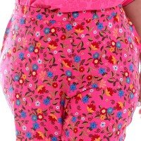 Calça Emanuelly  Flores Plus Size