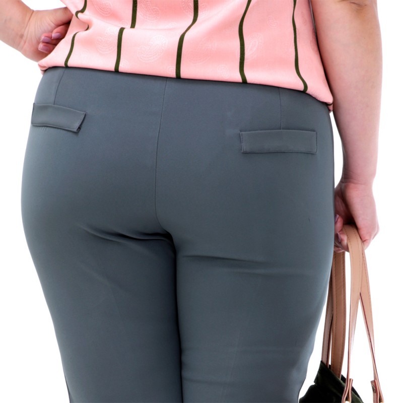 Calça Flare Oliva Plus Size