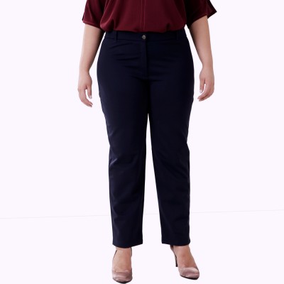 Calça  Malha Marinho Plus Size