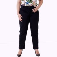 Calça Malha Preto Plus Size