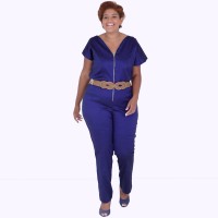 Macacão Tafetá Plus Size