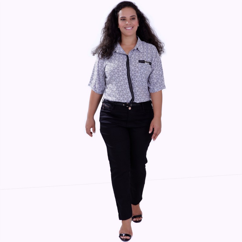 Camisa Clara Charm Plus Size