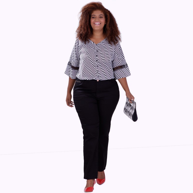Camisa Clari Plus Size