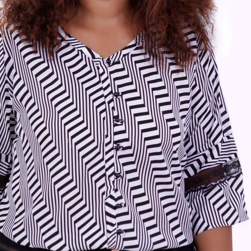 Camisa Clari Plus Size