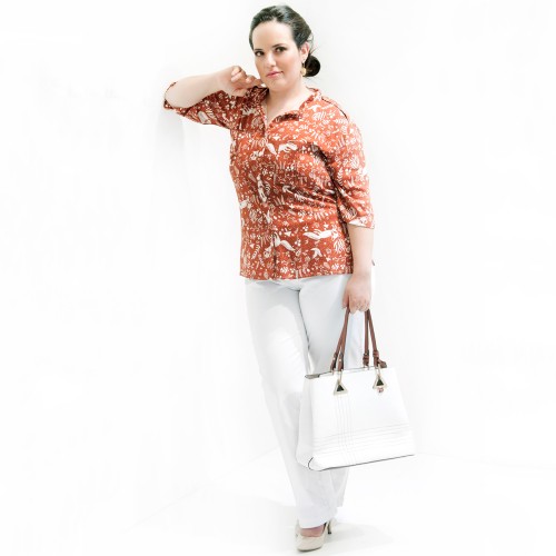 Camisa Contemporânea Plus Size