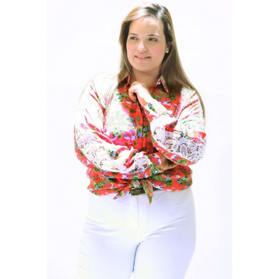 Camisa Estampada Grippir  Plus Size