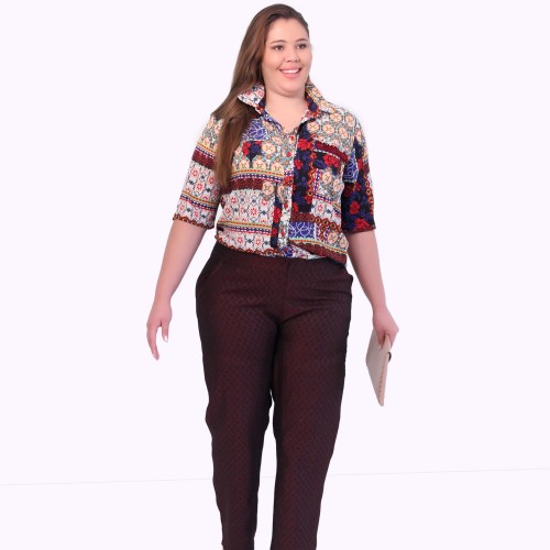 Camisa Filipa Plus Size