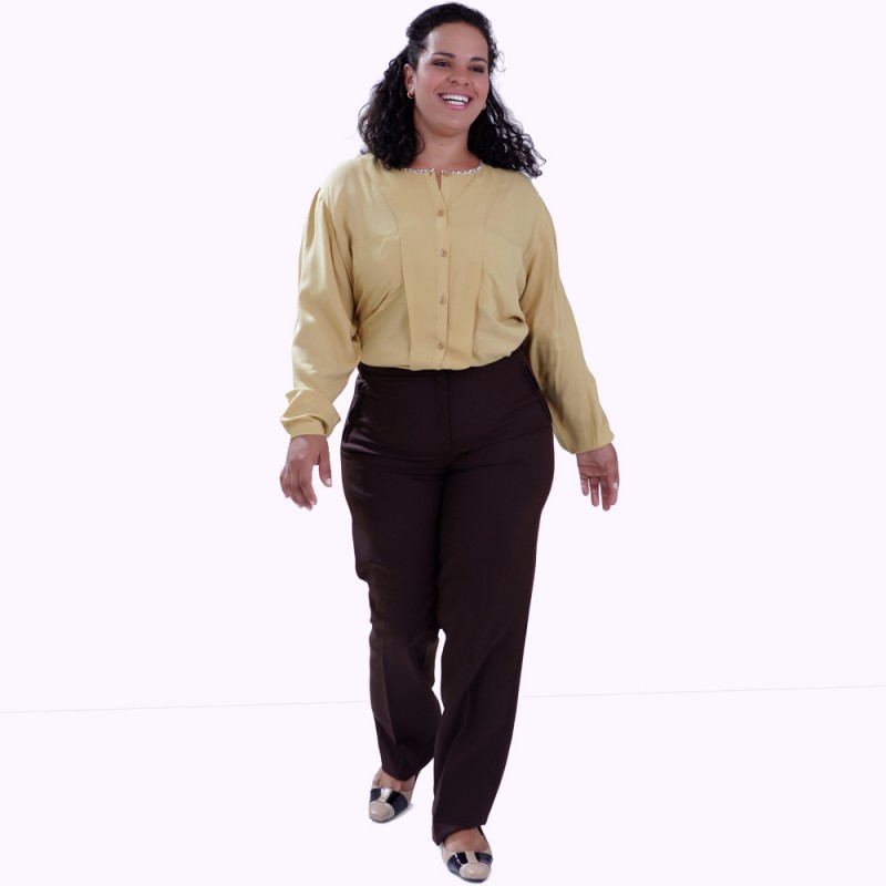 Camisa Géorgia Aba Plus Size