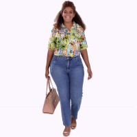 Camisa Marta Estampada Plus Size