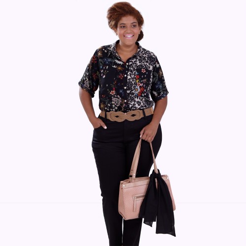 Camisa Mix Estampas Charlote Plus Size