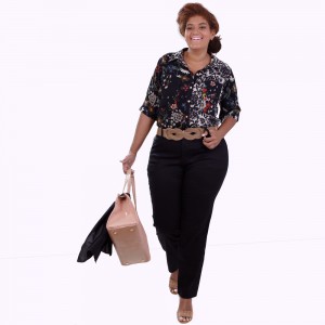 Camisa Mix Estampas Charlote Plus Size