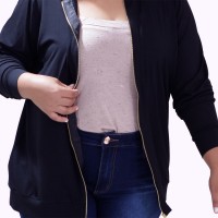 Cardigan Zipper Fernanda Plus Size