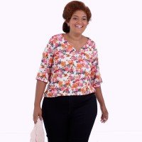 Blusa Carolina Tuly Plus Size Blusa Carolina Tuly Plus Size