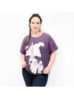 Camiseta Cachorrinhos Paris Plus Size