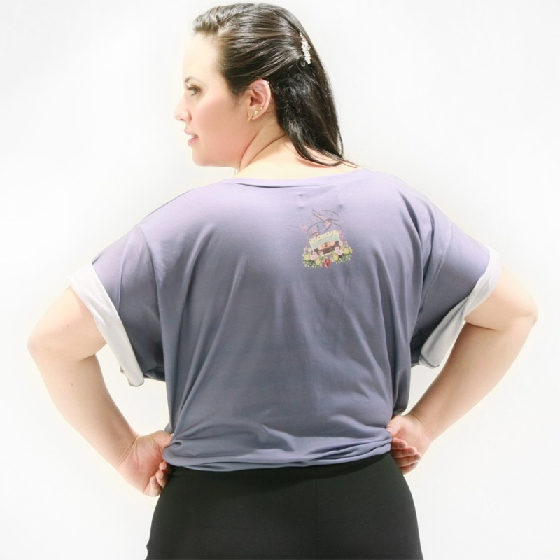 Camiseta Fita Cassete Plus Size