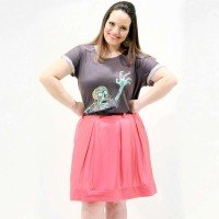 Camiseta Garota Zumbi Plus Size Camiseta Garota Zumbi Plus Size