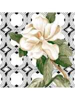 Quadro Decorativo Gardênia Branco