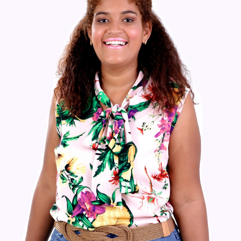 Regata Catarina Laçarote Plus Size