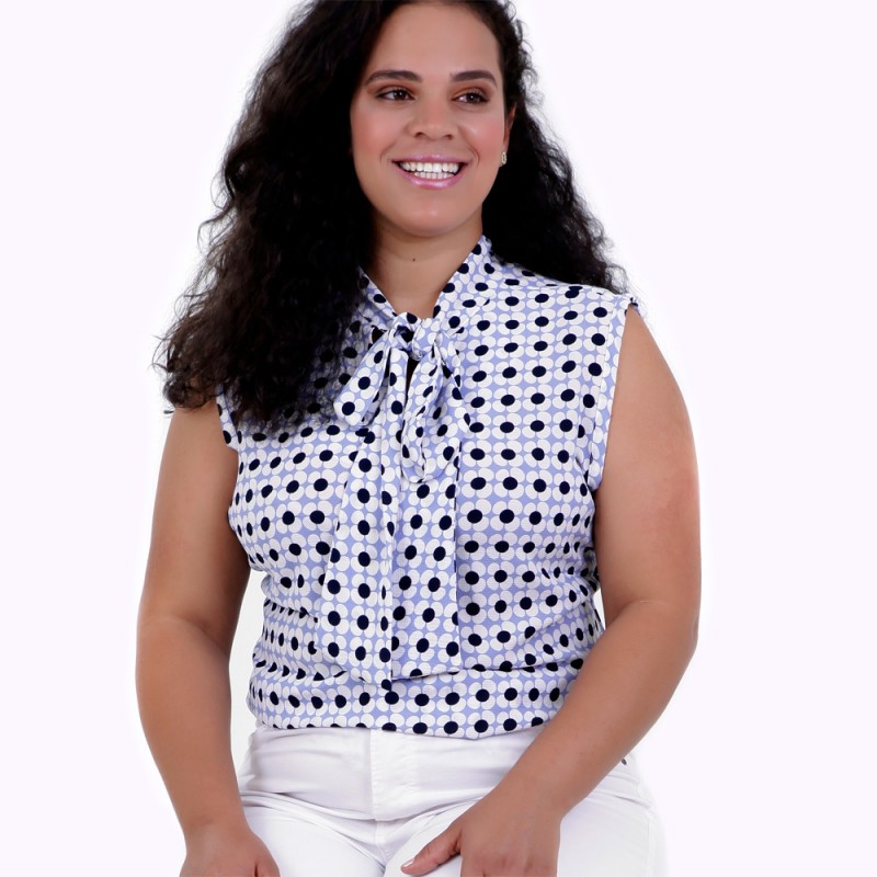 Regata Margaridas Laçarote Plus Size