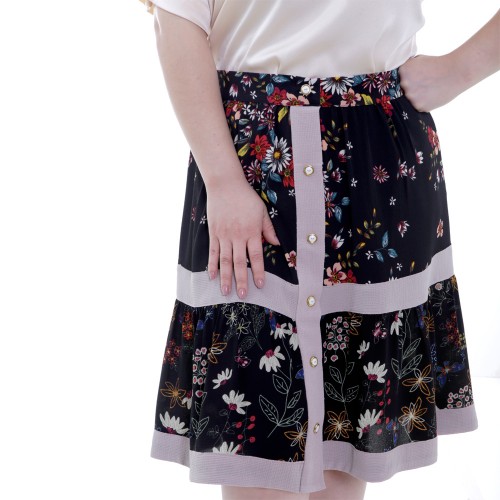 Saia Patchwork Chic Plus Size