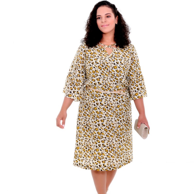 Vestido Bicho Grazia Plus Size
