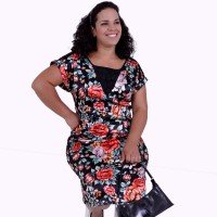 Vestido Garden Estampado Plus Size Vestido Garden Estampado Plus Size