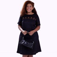 Vestido Judi Linho Plus Size Vestido Judi Linho Plus Size