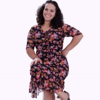 Vestido Liza Tuly Plus Size Vestido Liza Tuly Plus Size