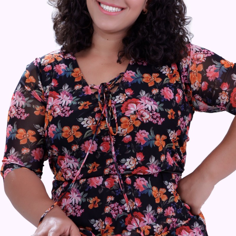 Vestido Liza Tuly Plus Size