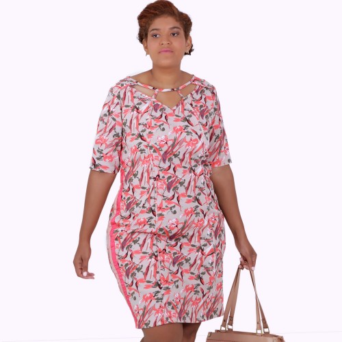 Vestido Maísa Decote Vazado Plus Size