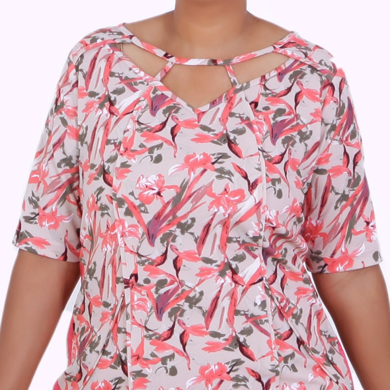 Vestido Maísa Decote Vazado Plus Size