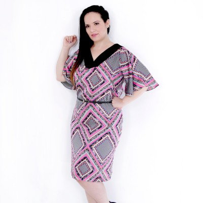 Vestido Manga Godê Plus Size