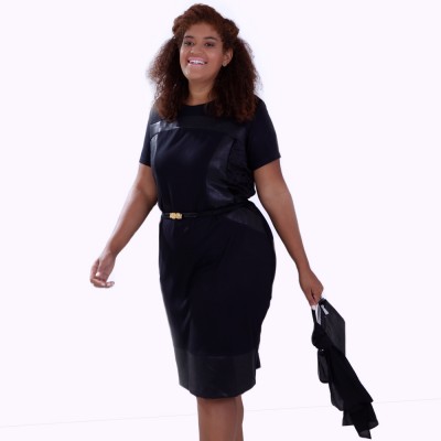 Vestido Mix Malha Geórgia Plus Size