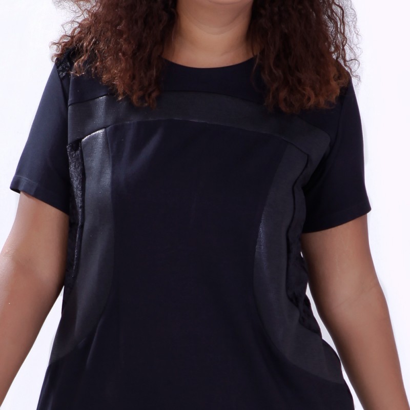 Vestido Mix Malha Geórgia Plus Size