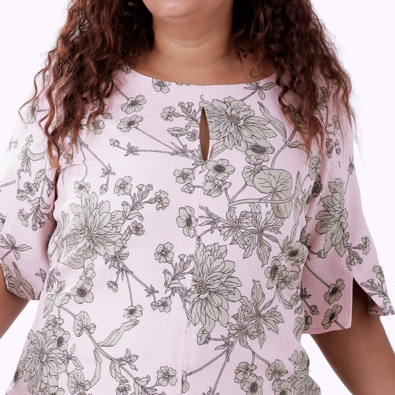 Vestido Pepita Rústico Plus Size